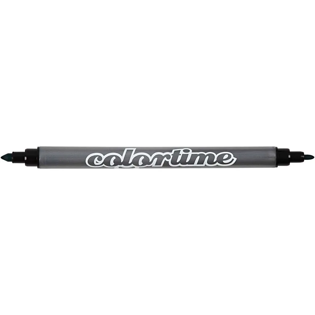 Colortime Dobbelt Tusch, stregtykkelse: 2,3+3,6 mm, 6 stk., ass. farver - Billede 4