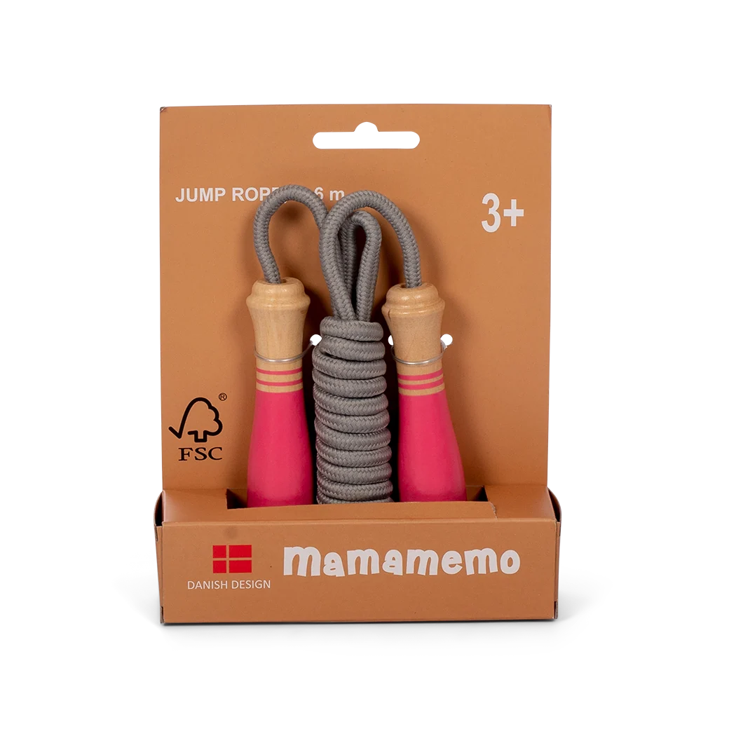 Mamamemo Sjippetov - 2,6 m, Støvet Rosa - Billede 3