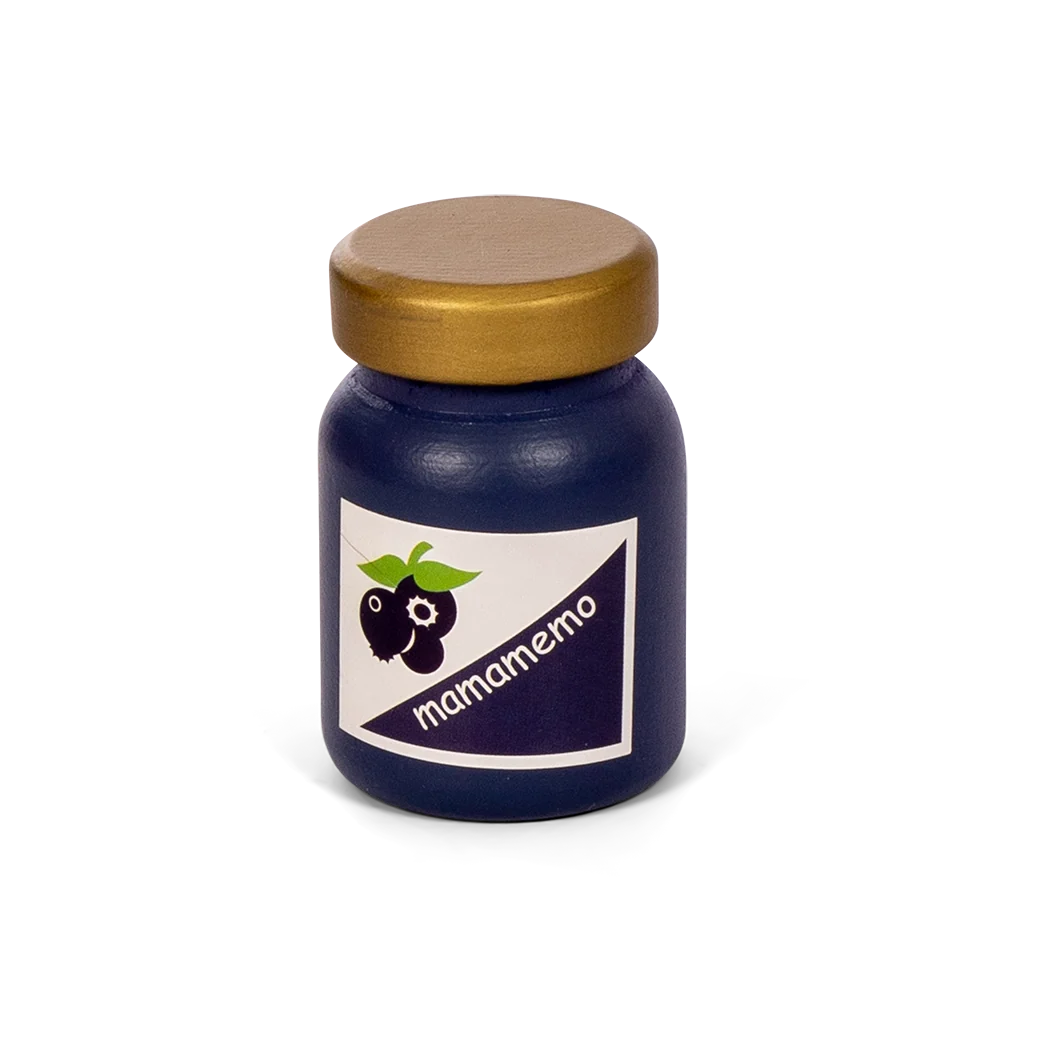 Mamamemo Blåbærmarmelade i træ - Billede 2