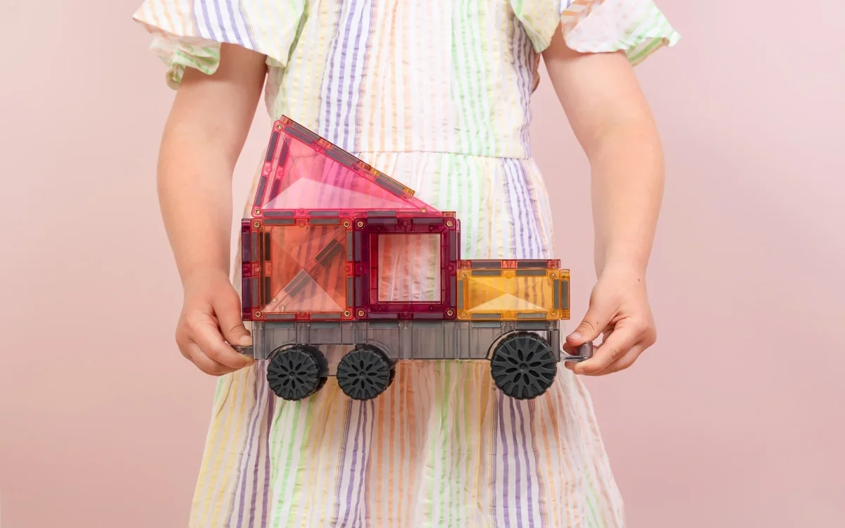 Connetix - 50 dele - Pastel Transport Pack - Billede 4
