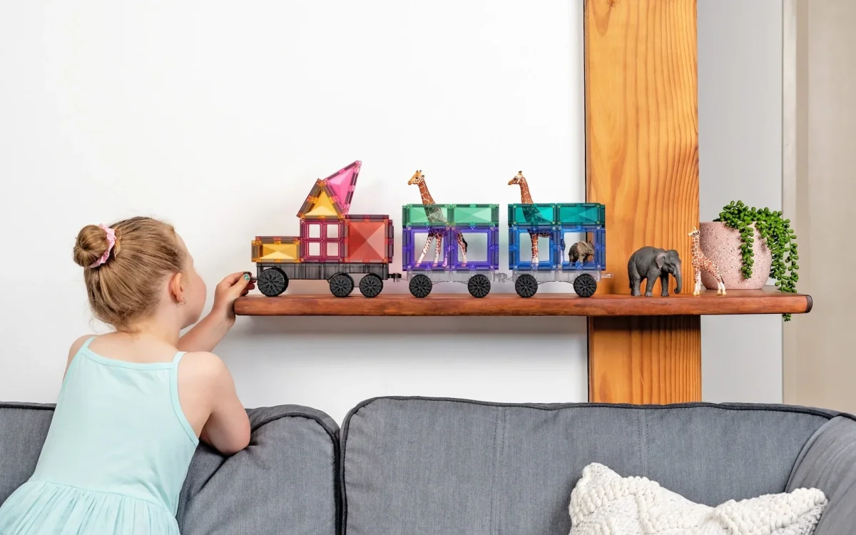 Connetix - 50 dele - Pastel Transport Pack - Billede 5