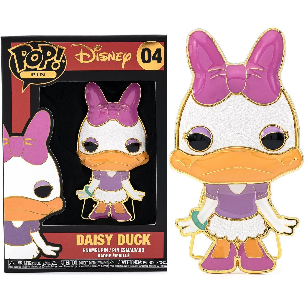 POP Disney Daisy Large Enamel - Pin 10cm #04 - Billede 5