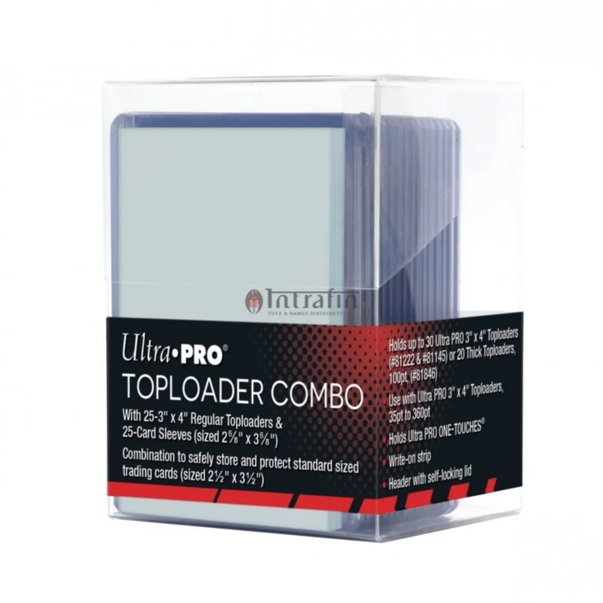 Toploader combo deckbox, 25 sleeves, 25 toploaders: Ultra Pro - Billede 2