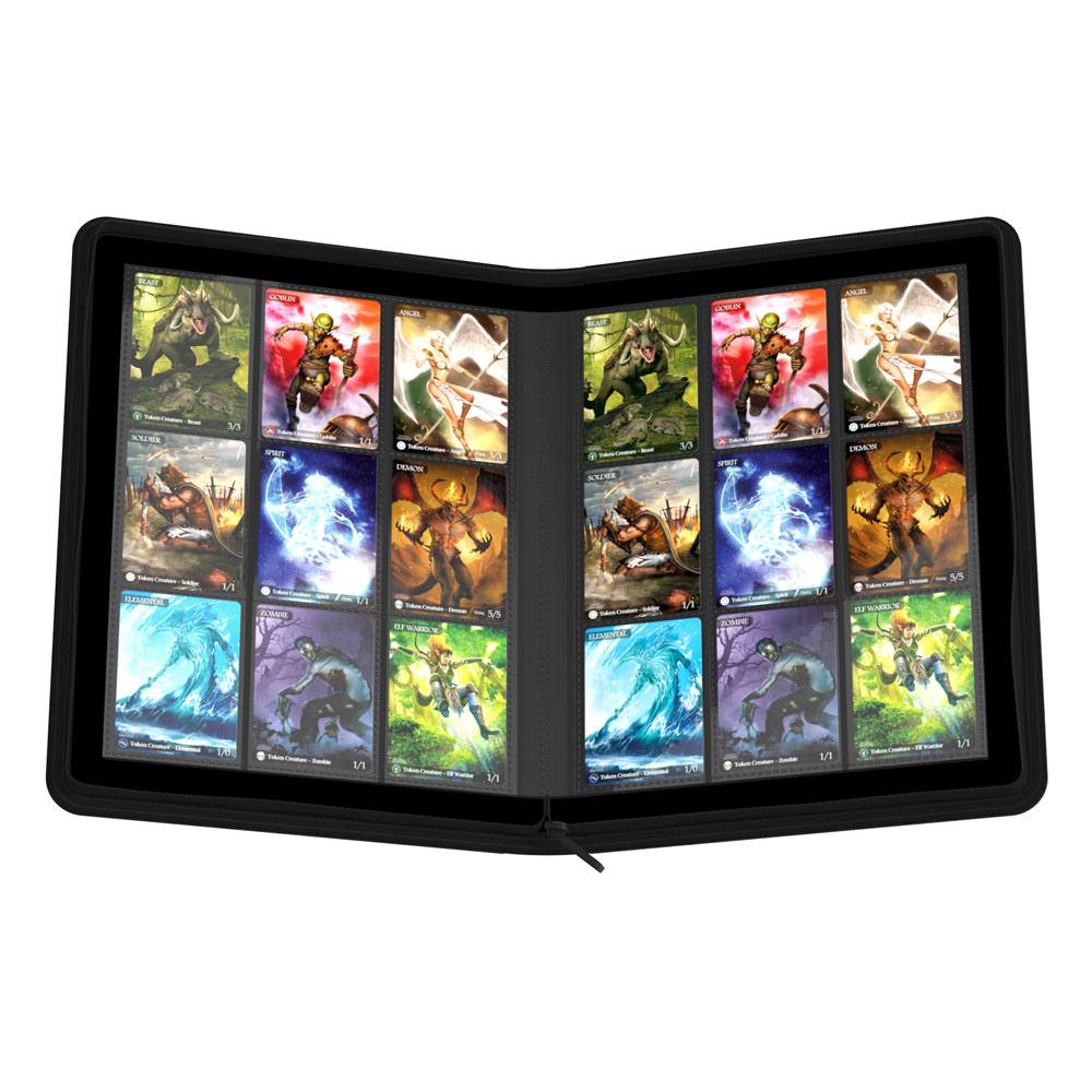 Ultimate Guard Zipfolio 9-Pocket Xenoskin - Black - Samlekort mappe - Billede 4